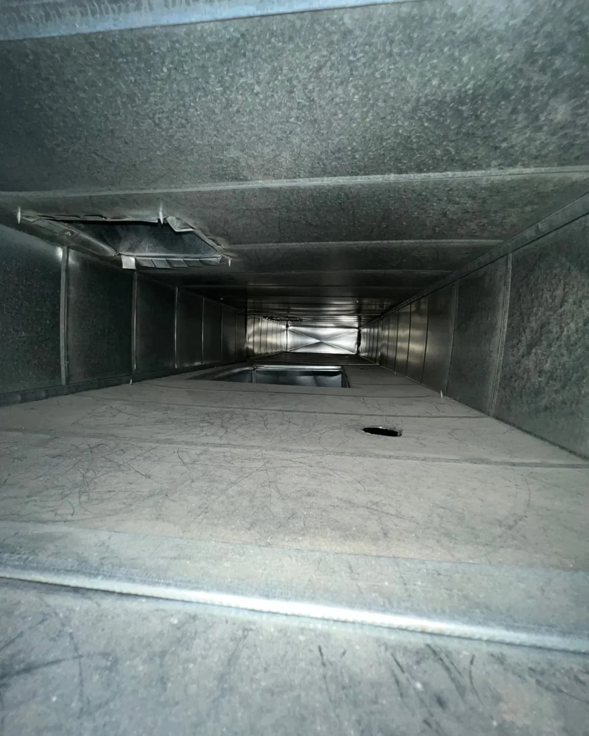 Same trunk-line clear and clean after professional duct service